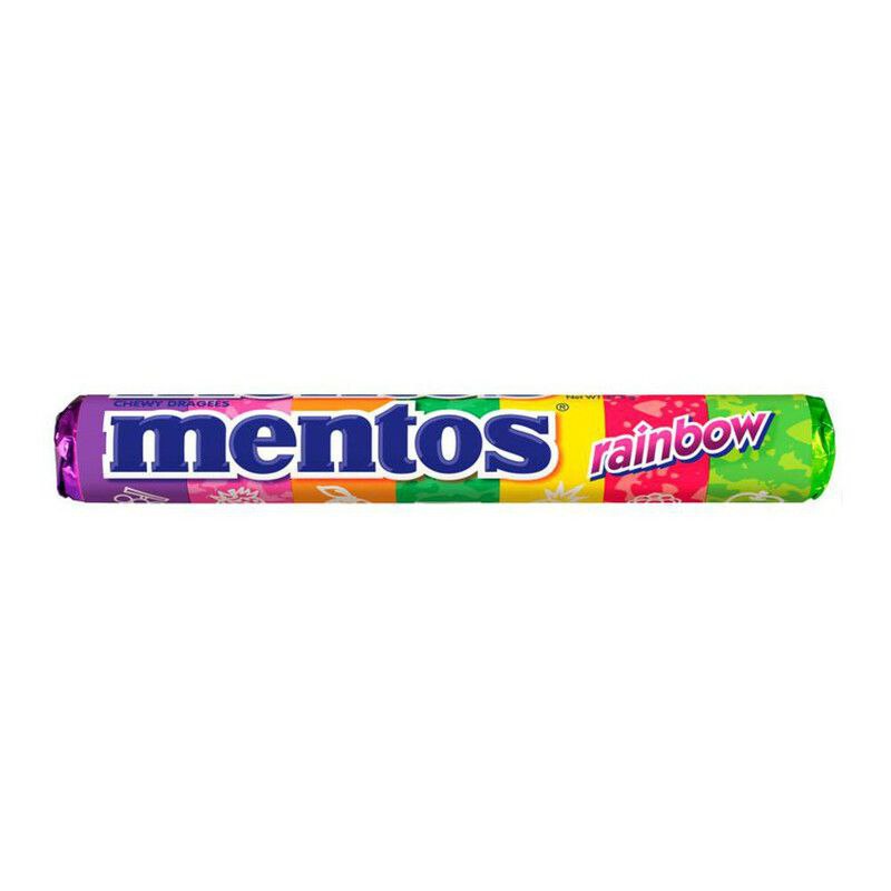 Драже Жувальна Mentos Веселка 37 Г